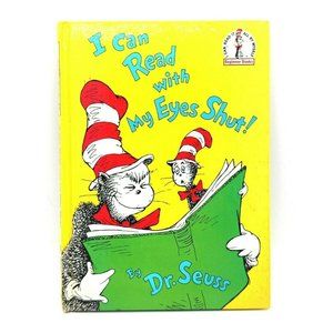 I Can Read With My Eyes Shut Book 1978 Dr. Seuss B